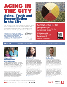 Aging, Truth and Reconciliation in the City